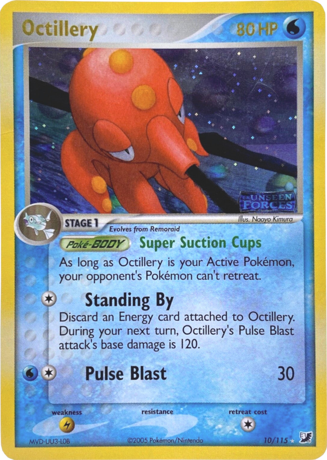 Octillery (10/115) (Stamped) [EX: Unseen Forces] | GnG Games