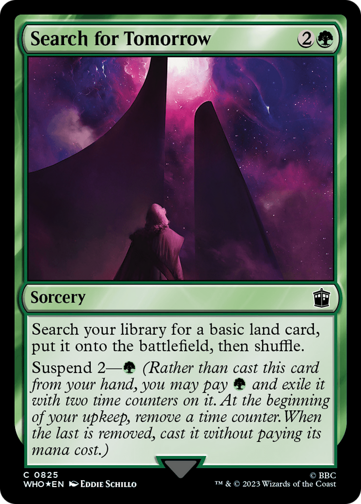 Search for Tomorrow (Surge Foil) [Doctor Who] | GnG Games