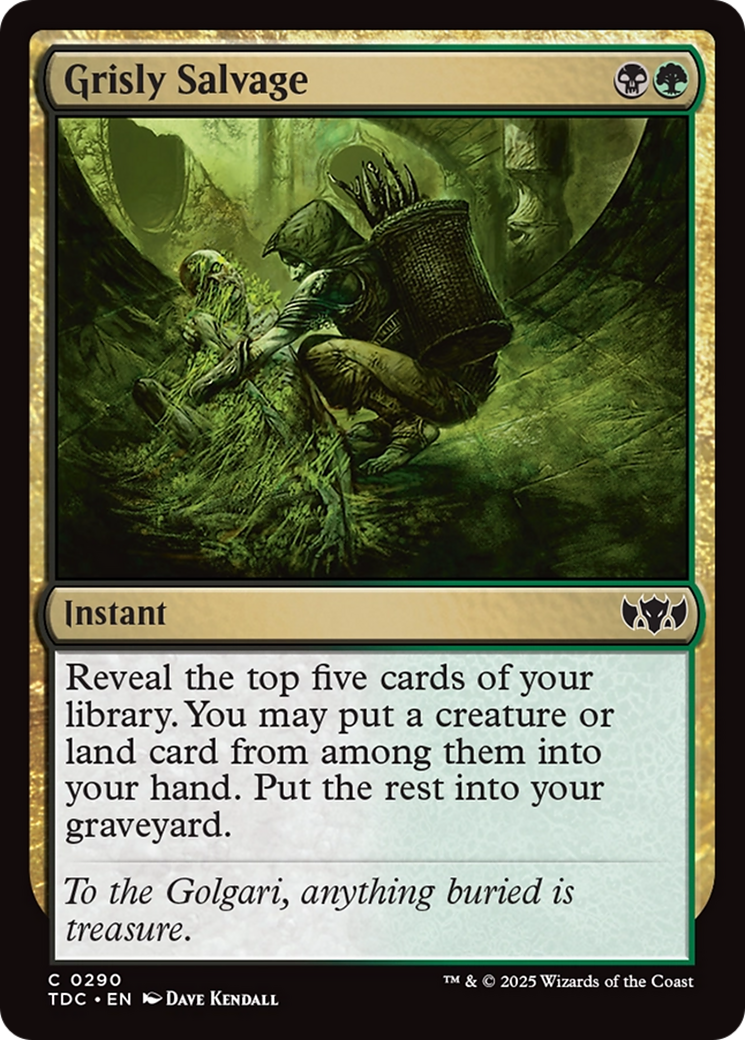 Grisly Salvage [Tarkir: Dragonstorm Commander] | GnG Games
