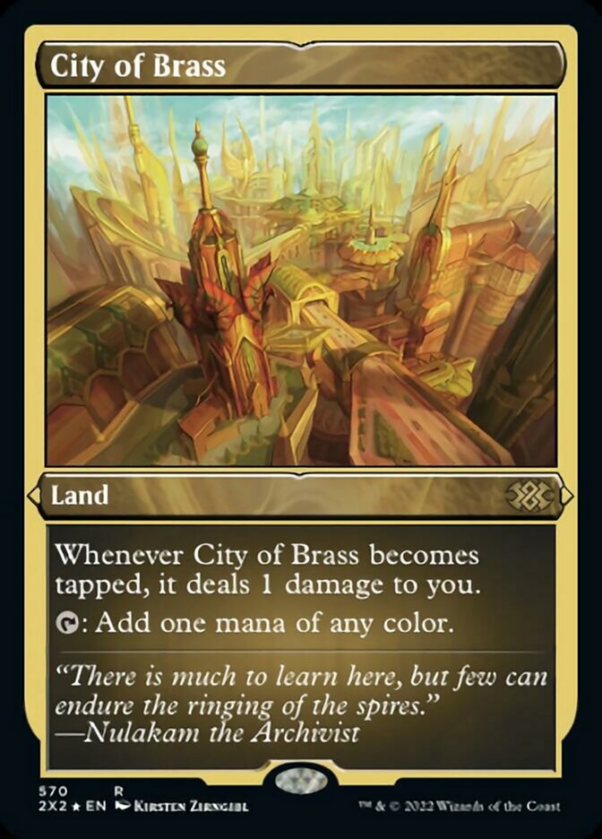 City of Brass (Foil Etched) [Double Masters 2022] | GnG Games