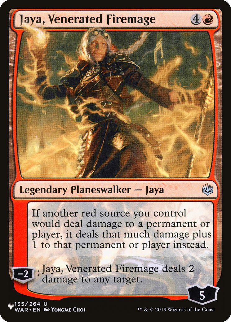 Jaya, Venerated Firemage [The List] | GnG Games