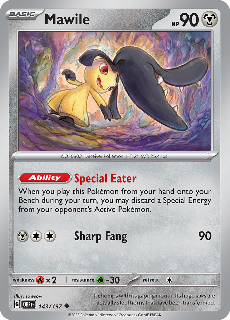 Mawile (143/197) [Scarlet & Violet: Obsidian Flames] | GnG Games