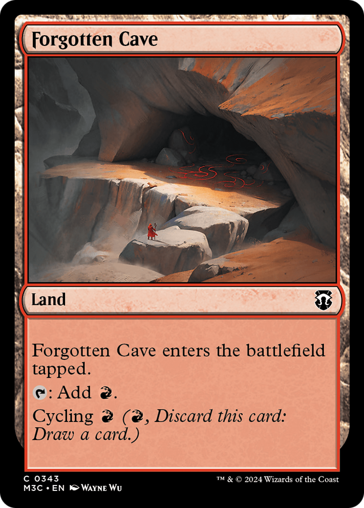 Forgotten Cave (Ripple Foil) [Modern Horizons 3 Commander] | GnG Games