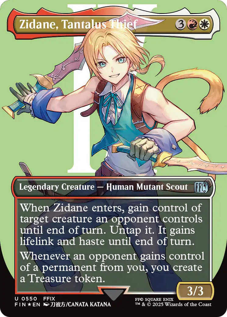 Zidane, Tantalus Thief (Borderless) (Surge Foil) [FINAL FANTASY] | GnG Games