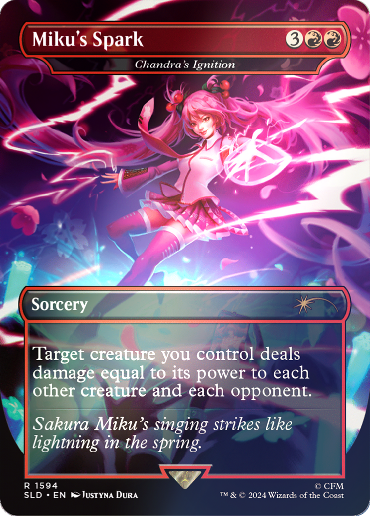 Miku's Spark - Chandra's Ignition (Rainbow Foil) [Secret Lair Drop Series] | GnG Games