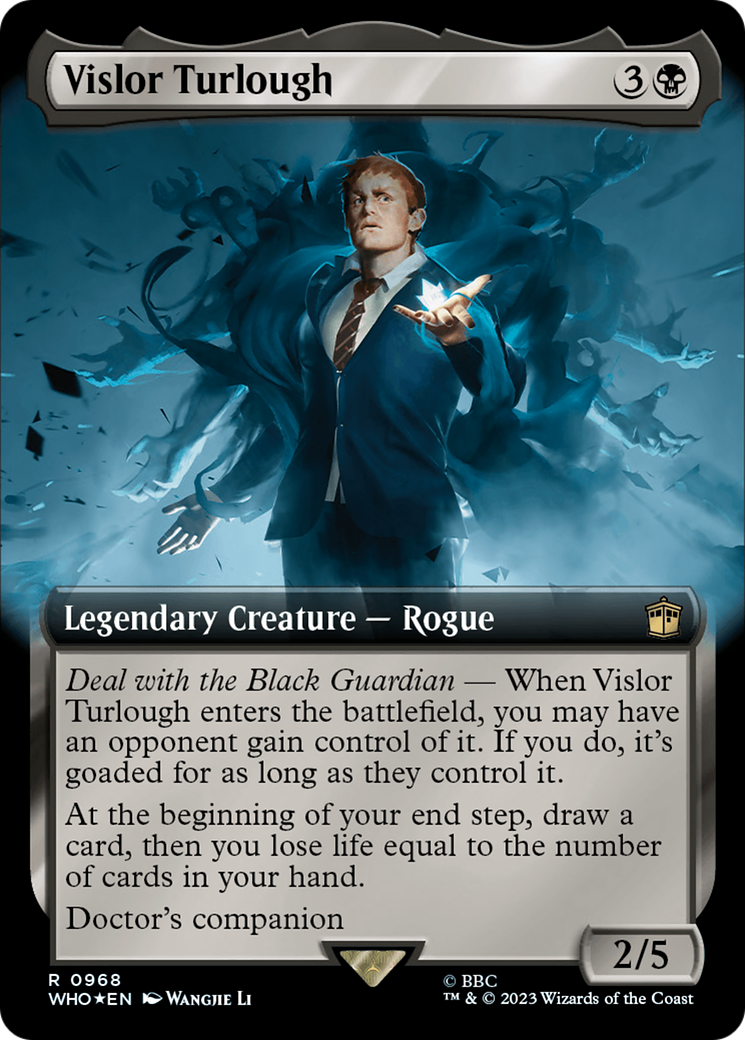 Vislor Turlough (Extended Art) (Surge Foil) [Doctor Who] | GnG Games