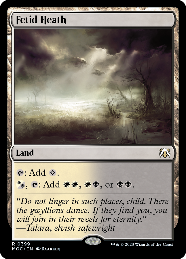 Fetid Heath [March of the Machine Commander] | GnG Games