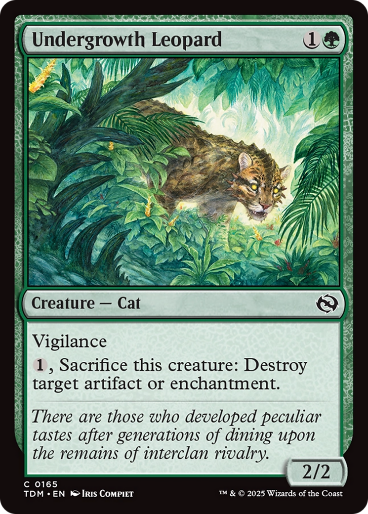 Undergrowth Leopard [Tarkir: Dragonstorm] | GnG Games