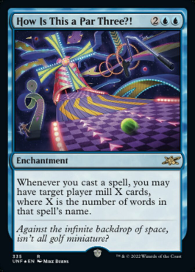 How Is This a Par Three?! (Galaxy Foil) [Unfinity] | GnG Games