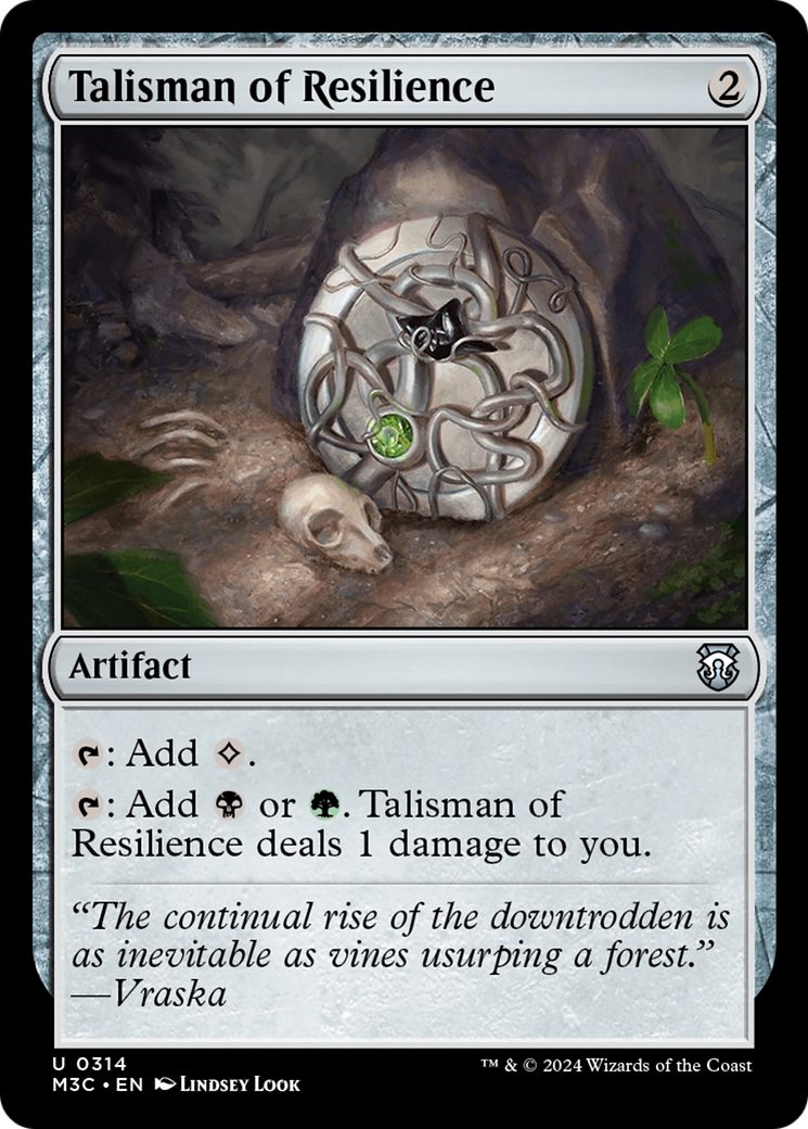 Talisman of Resilience (Ripple Foil) [Modern Horizons 3 Commander] | GnG Games