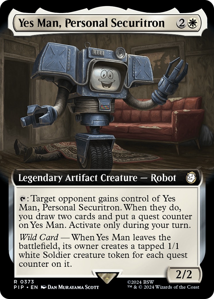 Yes Man, Personal Securitron (Extended Art) [Fallout] | GnG Games