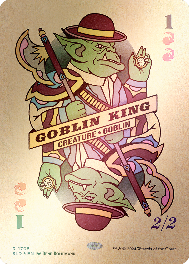 Goblin King (1705) (Rainbow Foil) [Secret Lair Drop Series] | GnG Games