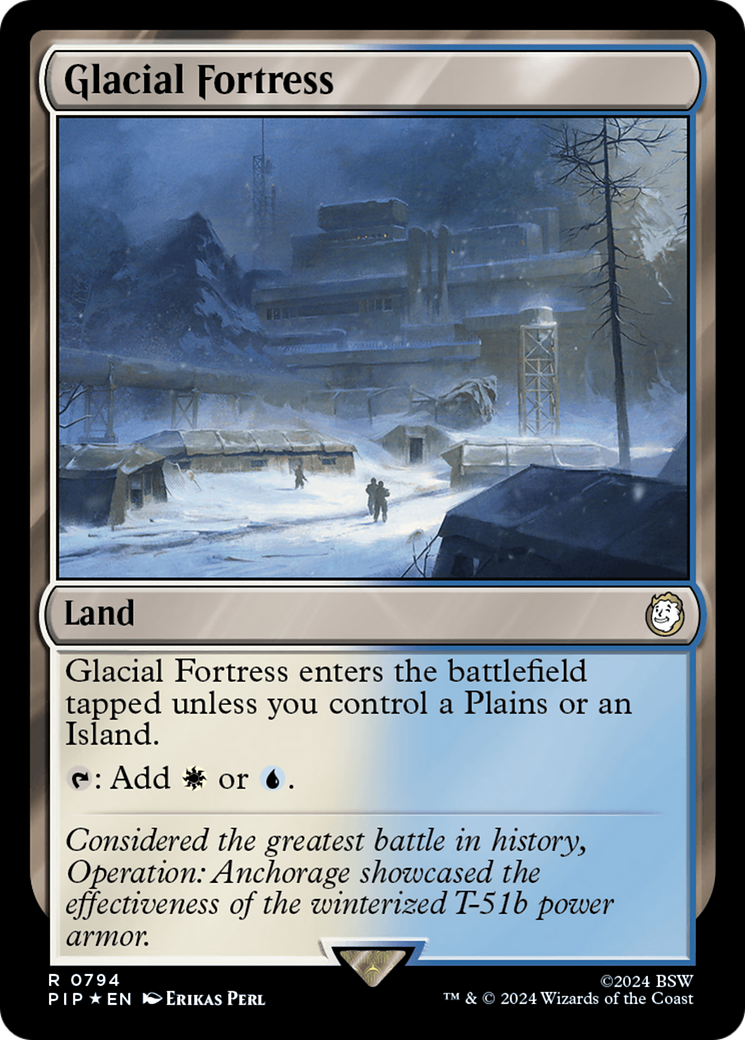 Glacial Fortress (Surge Foil) [Fallout] | GnG Games