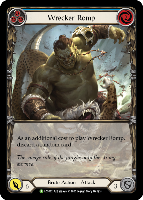 Wrecker Romp (Blue) [LGS022] (Promo)  Rainbow Foil | GnG Games