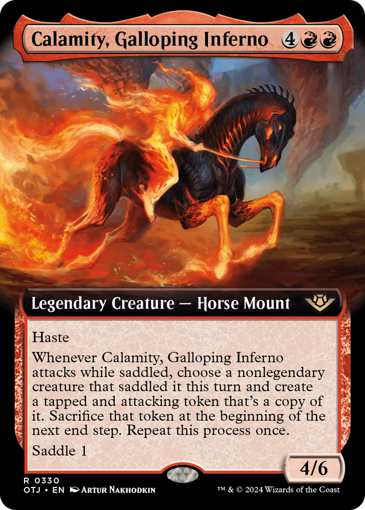 Calamity, Galloping Inferno (Extended Art) [Outlaws of Thunder Junction] | GnG Games