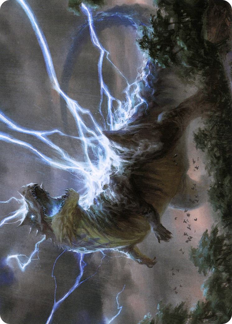 Thrasta, Tempest's Roar Art Card (41) [Modern Horizons 2 Art Series] | GnG Games