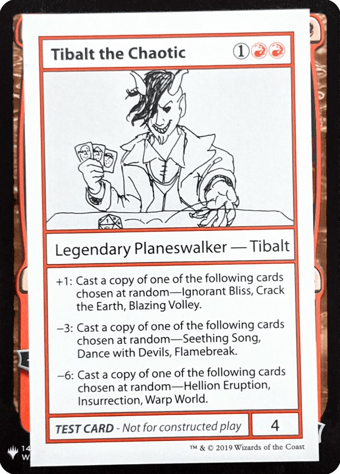 Tibalt the Chaotic [Mystery Booster Playtest Cards] | GnG Games