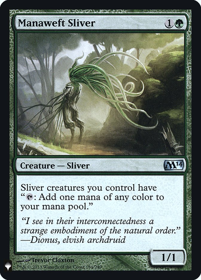 Manaweft Sliver [Mystery Booster] | GnG Games