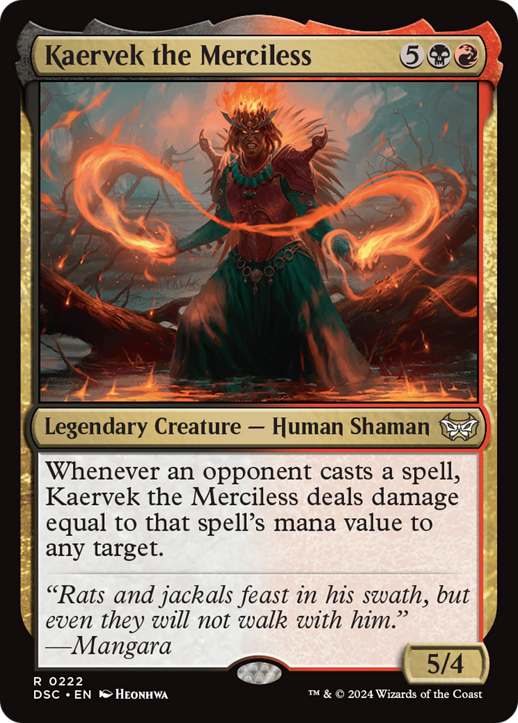 Kaervek the Merciless [Duskmourn: House of Horror Commander] | GnG Games