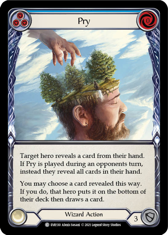 Pry (Blue) [EVR130] (Everfest)  1st Edition Normal | GnG Games