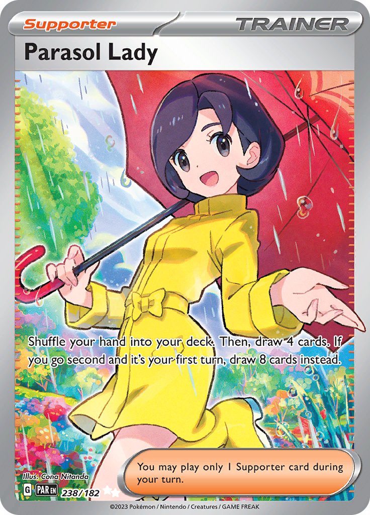 Parasol Lady (238/182) [Scarlet & Violet: Paradox Rift] | GnG Games