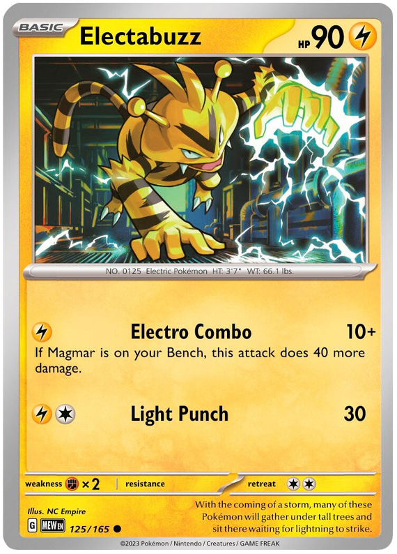 Electabuzz (125/165) [Scarlet & Violet 151] | GnG Games