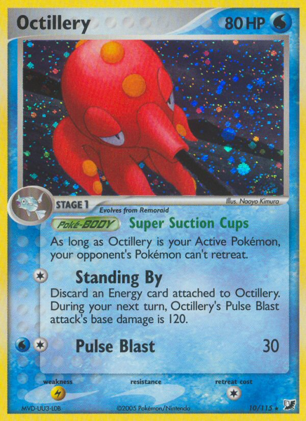 Octillery (10/115) [EX: Unseen Forces] | GnG Games