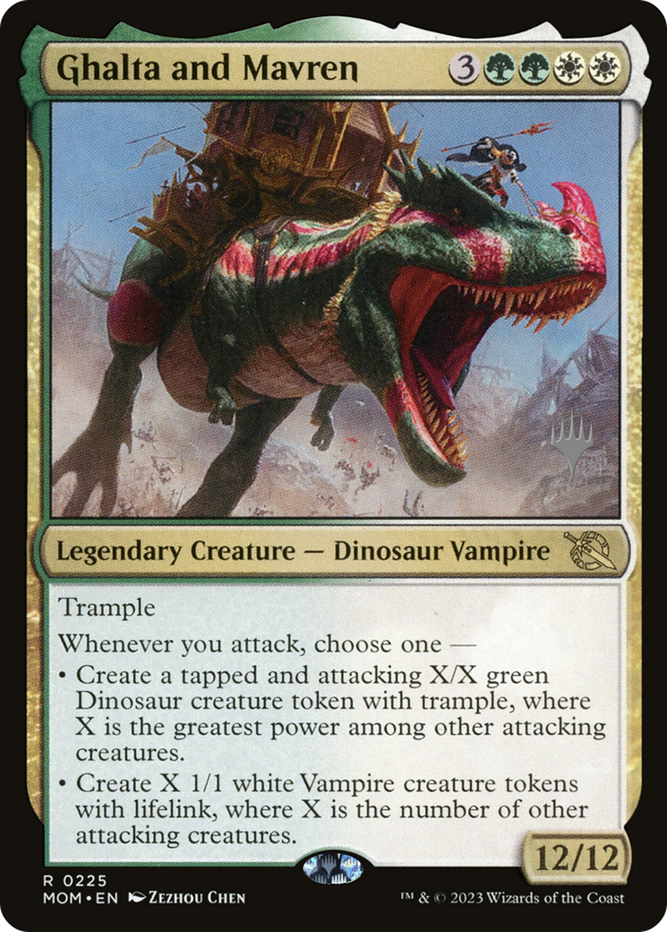 Ghalta and Mavren (Promo Pack) [March of the Machine Promos] | GnG Games