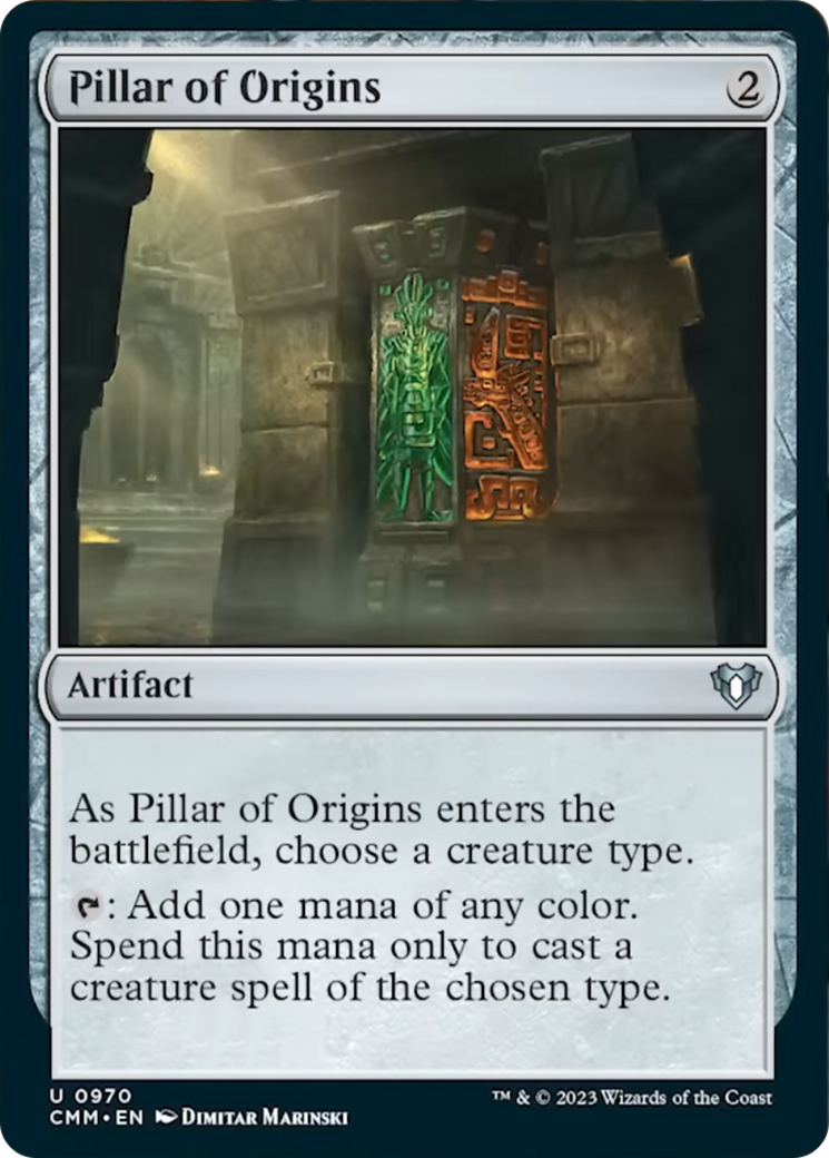 Pillar of Origins [Commander Masters] | GnG Games