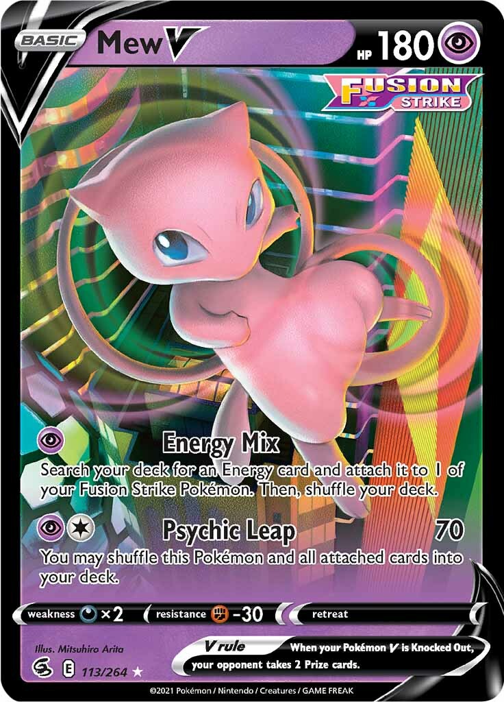 Mew V (113/264) [Sword & Shield: Fusion Strike] | GnG Games