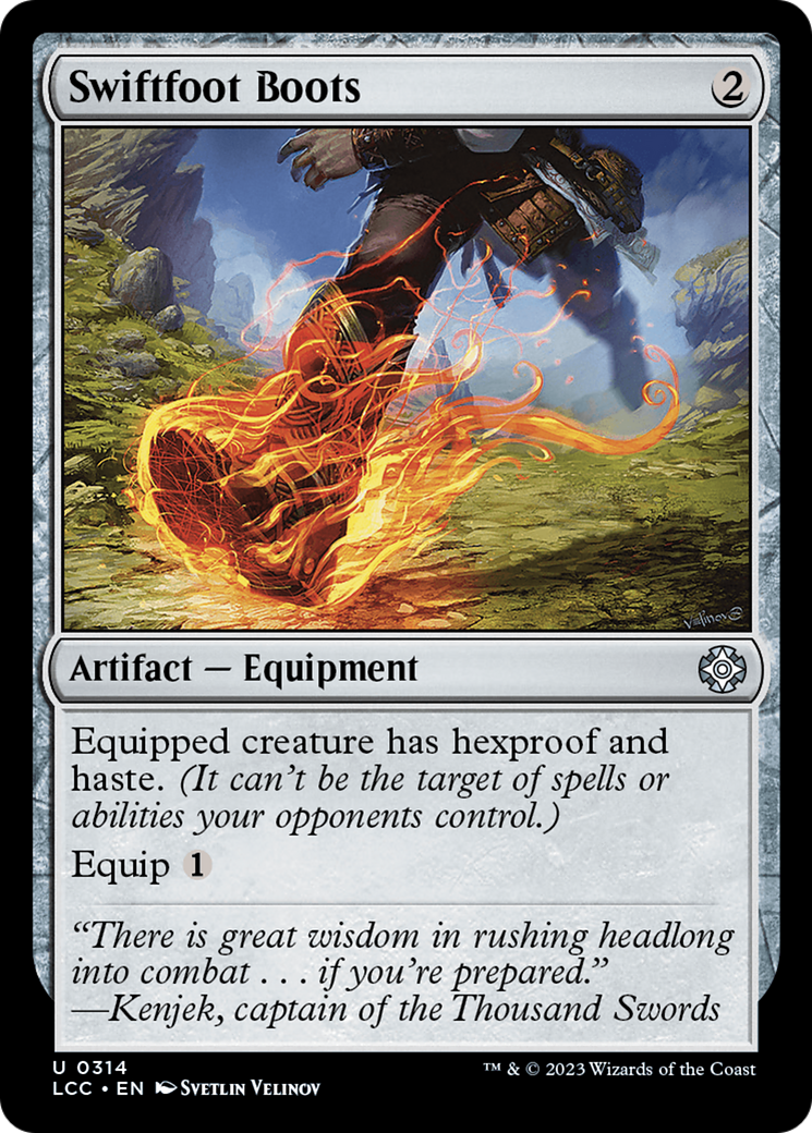 Swiftfoot Boots [The Lost Caverns of Ixalan Commander] | GnG Games