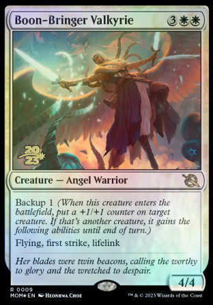 Boon-Bringer Valkyrie [March of the Machine Prerelease Promos] | GnG Games