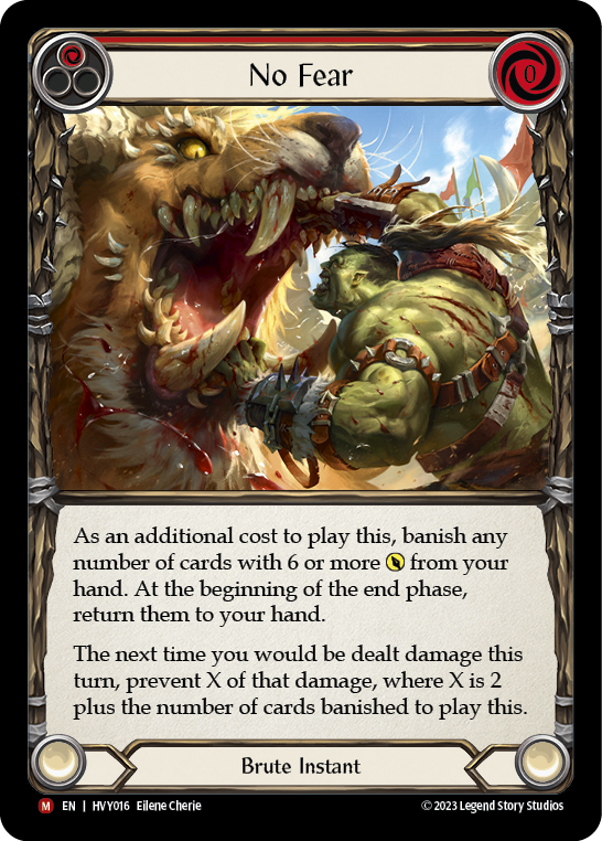 No Fear [HVY016] (Heavy Hitters)  Rainbow Foil | GnG Games