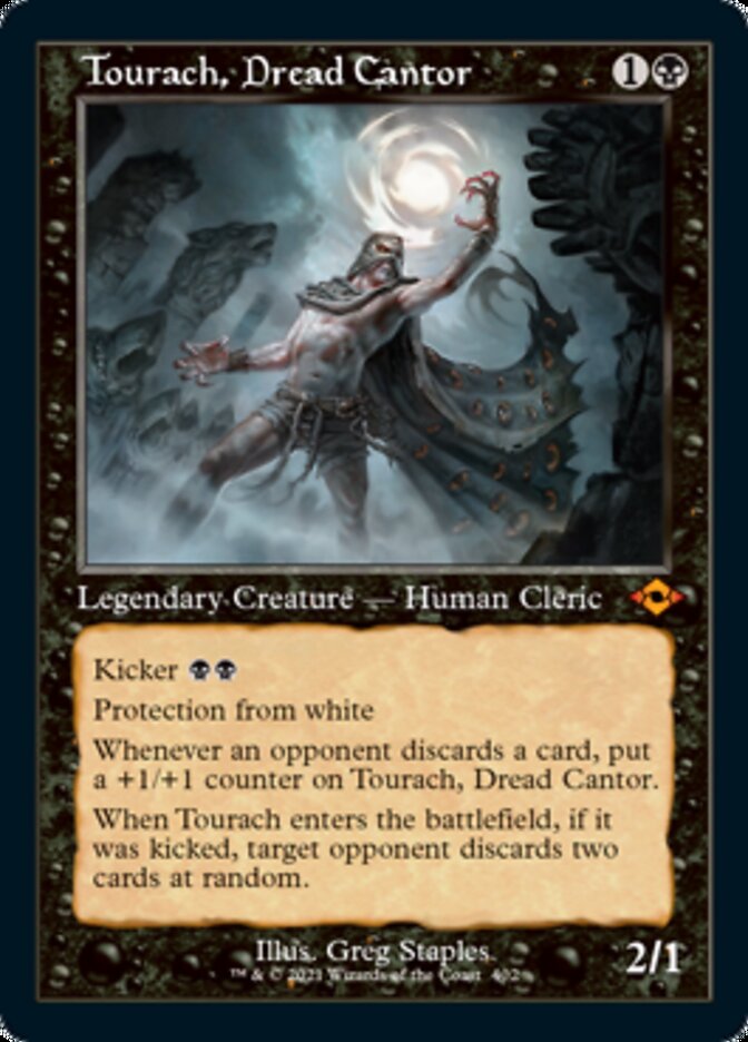 Tourach, Dread Cantor (Retro Foil Etched) [Modern Horizons 2] | GnG Games