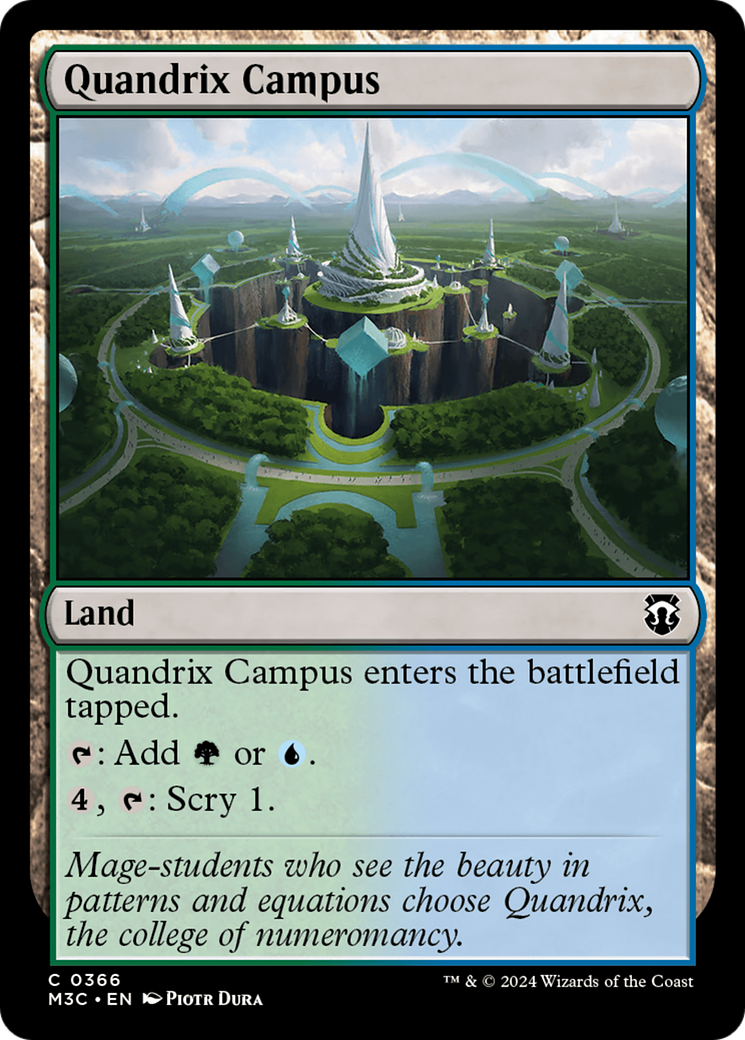 Quandrix Campus (Ripple Foil) [Modern Horizons 3 Commander] | GnG Games