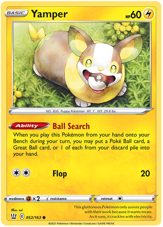 Yamper (052/163) [Sword & Shield: Battle Styles] | GnG Games