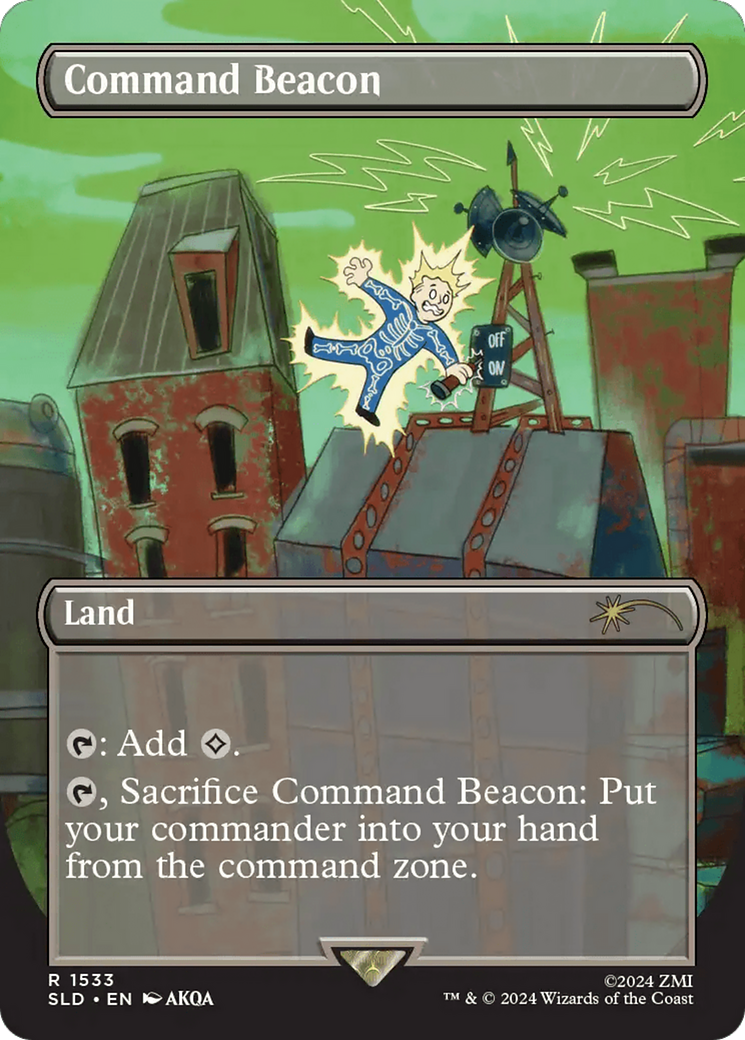 Command Beacon (Rainbow Foil) [Secret Lair Drop Series] | GnG Games