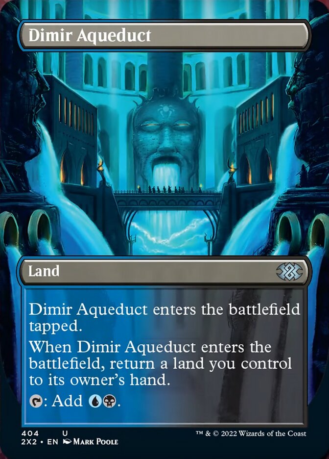 Dimir Aqueduct (Borderless Alternate Art) [Double Masters 2022] | GnG Games