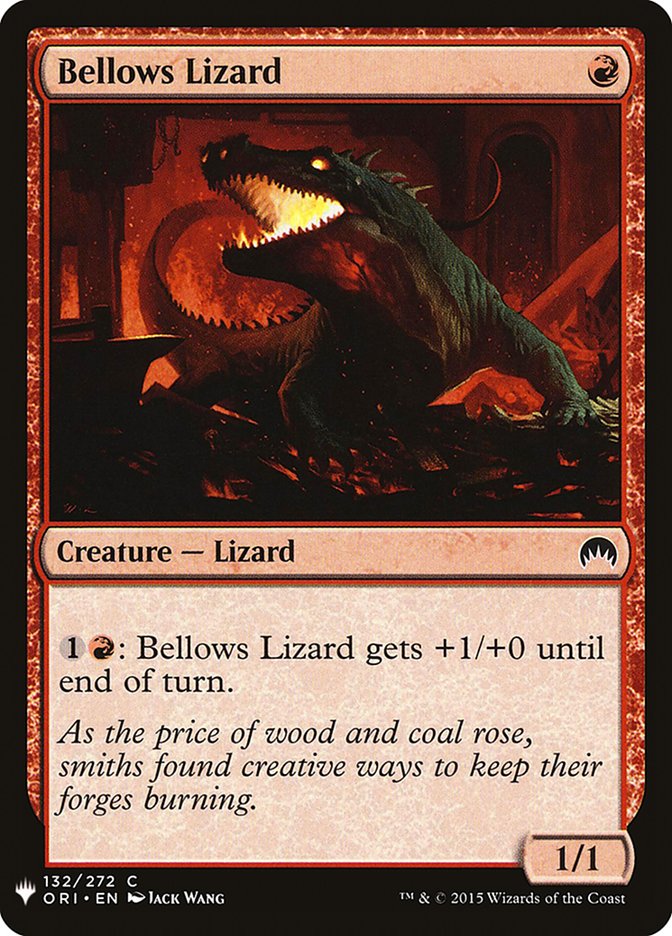 Bellows Lizard [Mystery Booster] | GnG Games