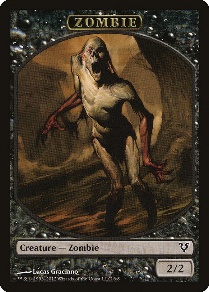 Zombie Token [Avacyn Restored Tokens] | GnG Games