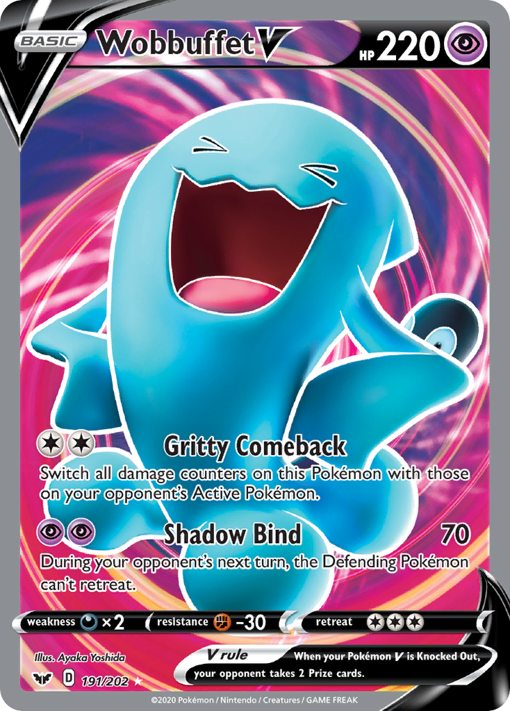 Wobbuffet V (191/202) [Sword & Shield: Base Set] | GnG Games