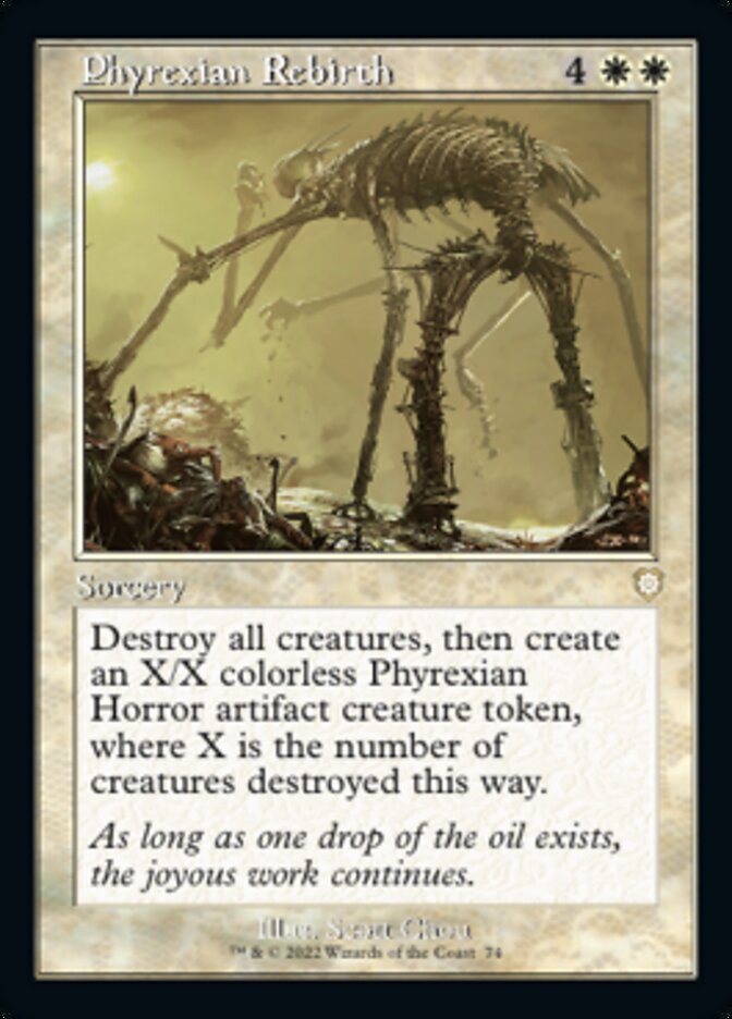 Phyrexian Rebirth (Retro) [The Brothers' War Commander] | GnG Games
