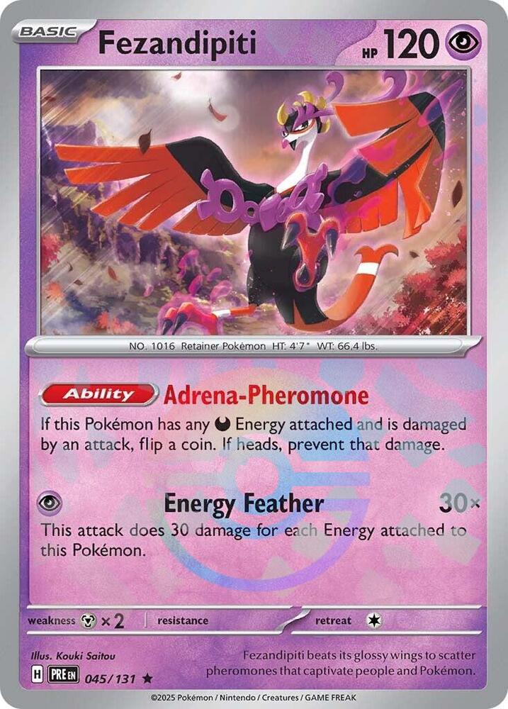 Fezandipiti (045/131) (Poke Ball Pattern) [Scarlet & Violet: Prismatic Evolutions] | GnG Games