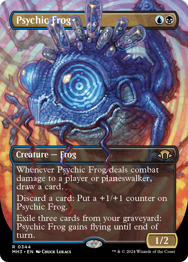 Psychic Frog (Borderless) [Modern Horizons 3] | GnG Games