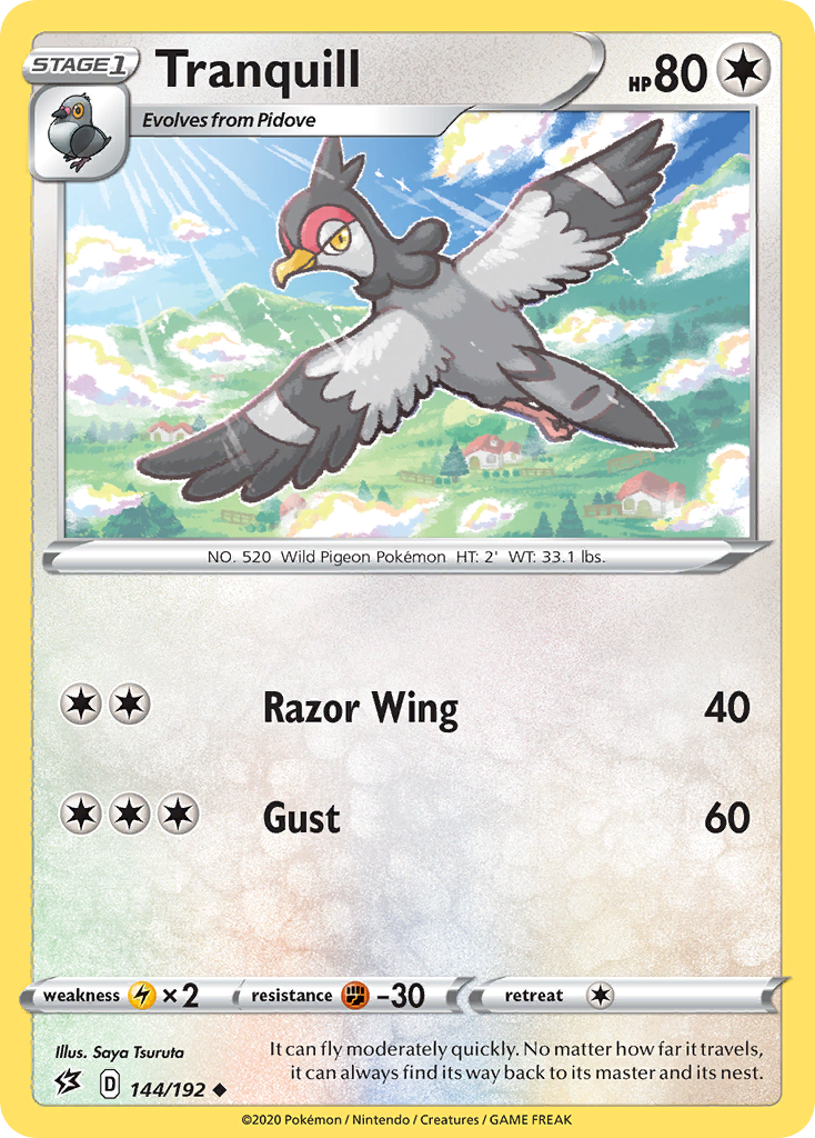 Tranquill (144/192) [Sword & Shield: Rebel Clash] | GnG Games