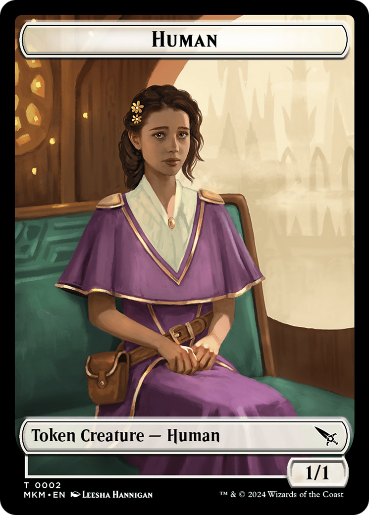 Human Token [Murders at Karlov Manor Tokens] | GnG Games