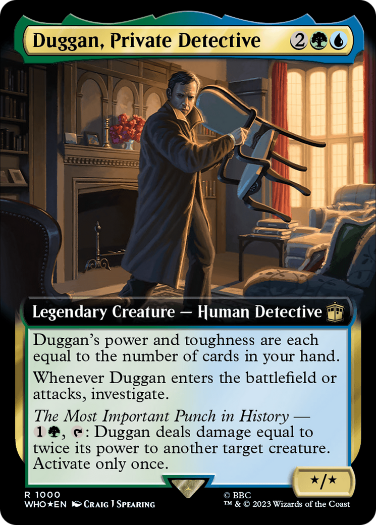 Duggan, Private Detective (Extended Art) (Surge Foil) [Doctor Who] | GnG Games