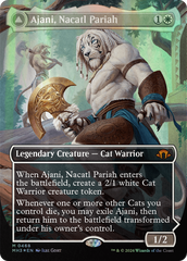 Ajani, Nacatl Pariah // Ajani, Nacatl Avenger (Borderless) (Textured Foil) [Modern Horizons 3] | GnG Games