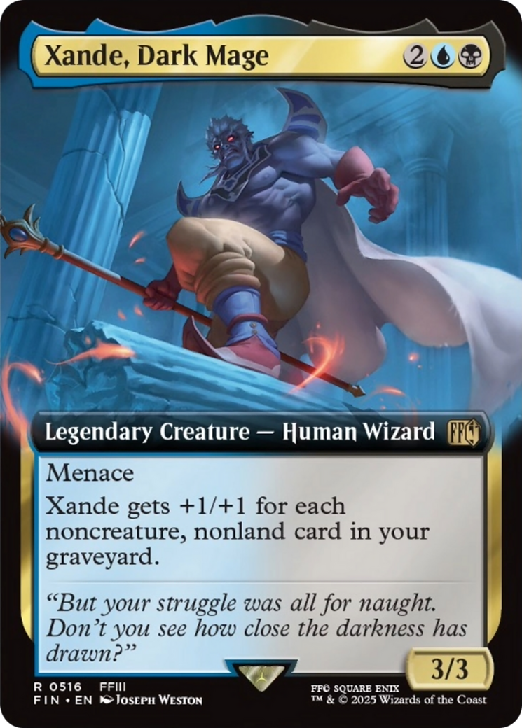 Xande, Dark Mage (Extended Art) [FINAL FANTASY] | GnG Games
