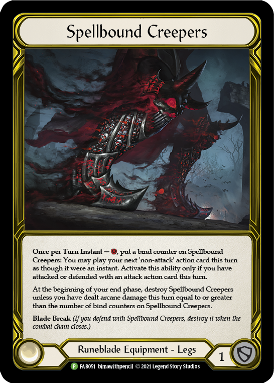 Spellbound Creepers (Golden) [FAB051] (Promo)  Cold Foil | GnG Games